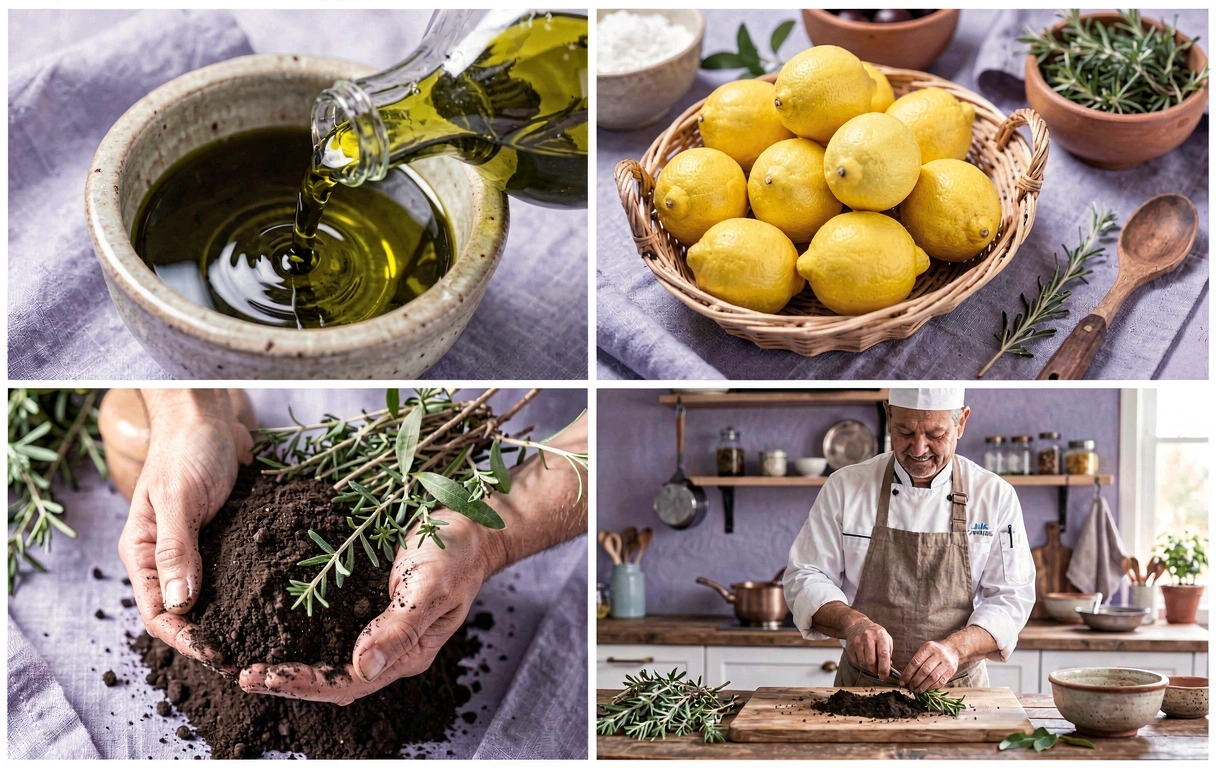 Trust and values collage